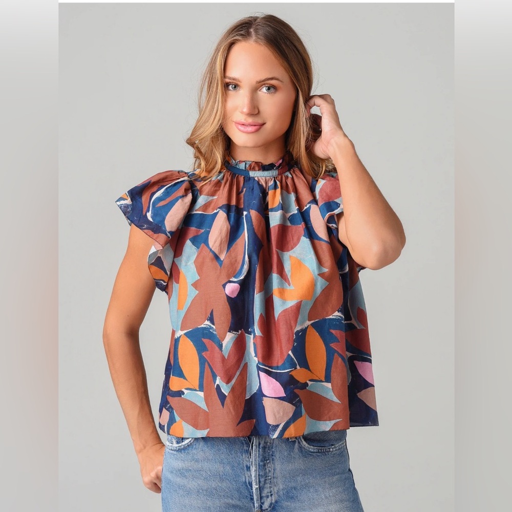 Trovata Carla High Neck Blouse